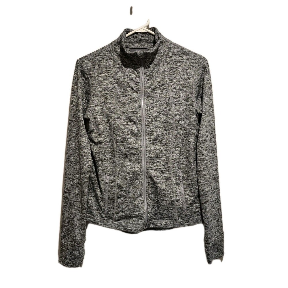 Quince Womens Ultra-Soft Performance Jacket Heather Gray Size Medium